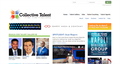 Desktop Screenshot of collectivetalent.com